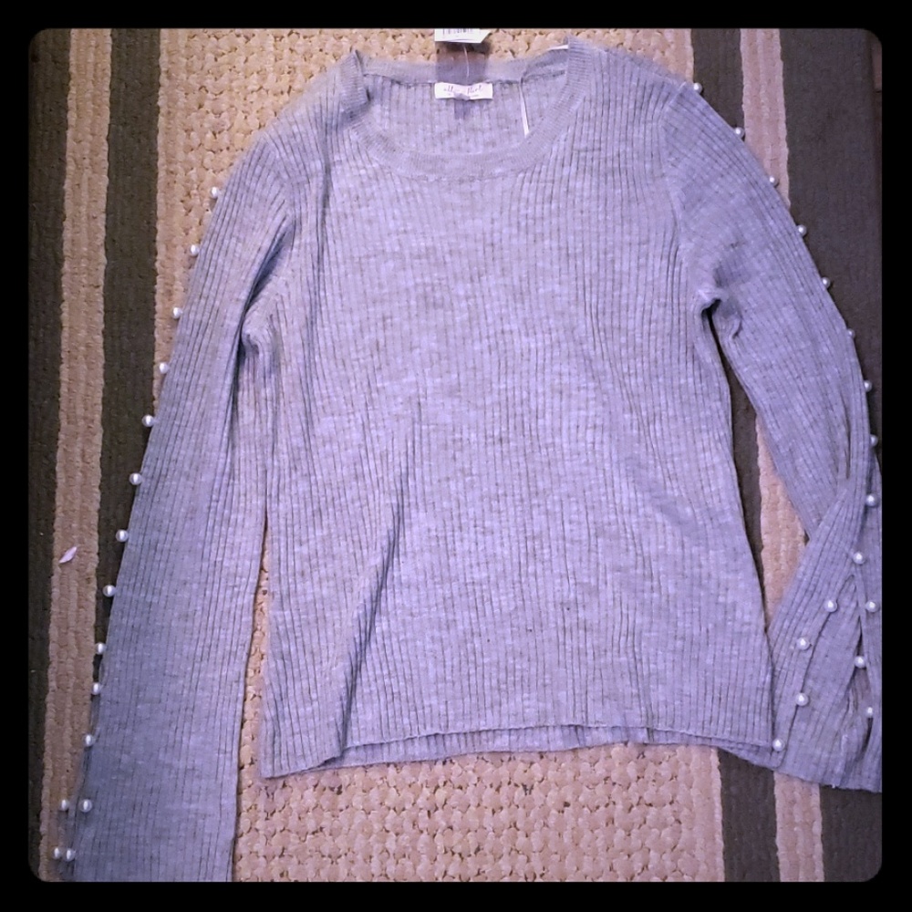Beaded Pearl Sweater